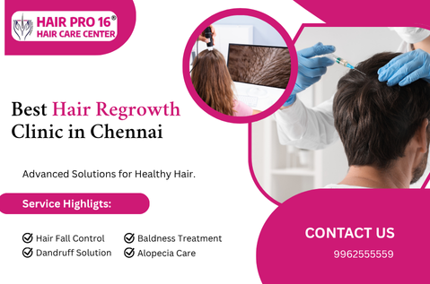 the best clinic for hair loss treatment in Chennai.
