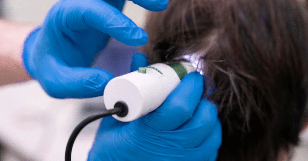  hair restoration process at a hair loss clinic in Chennai