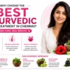 Woman with long healthy hair showcasing the benefits of the best Ayurvedic hair treatment in Chennai, featuring herbal oils, scalp detoxification, nutritional guidance, and holistic hair care solutions.